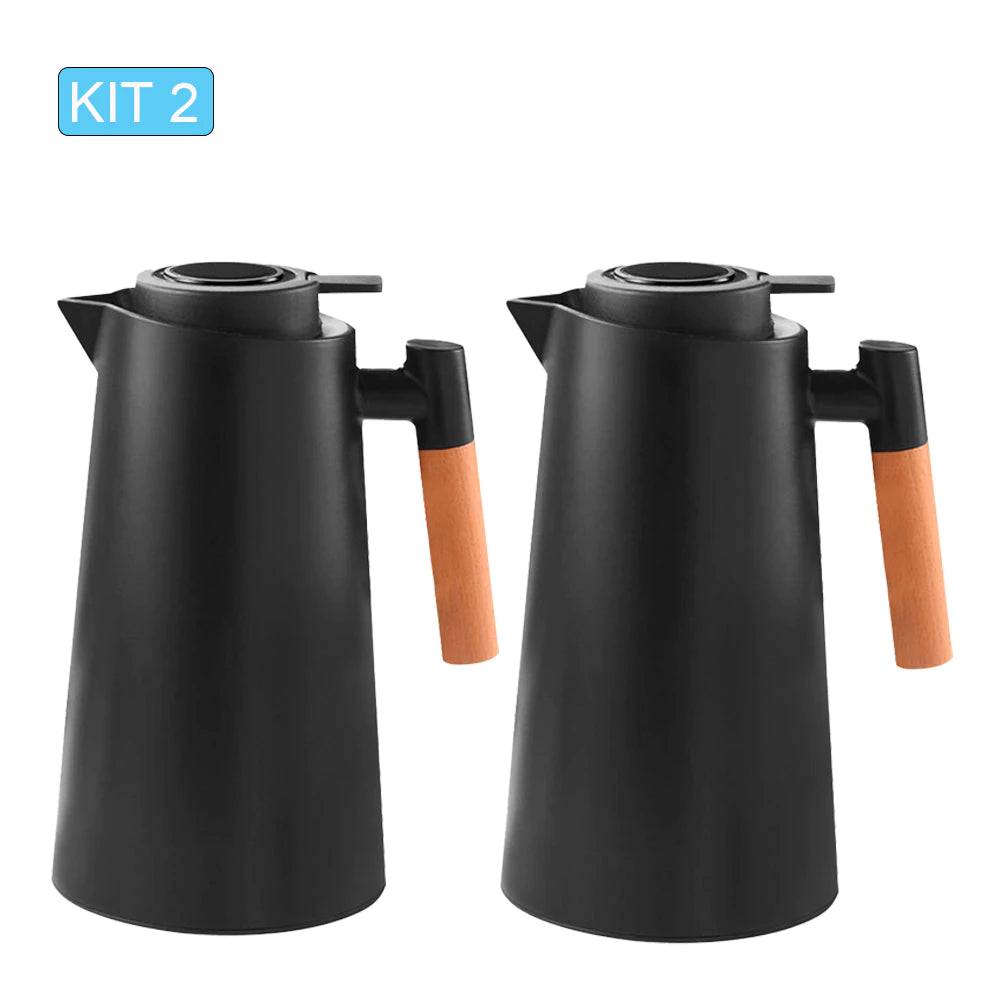 Garrafa Térmica de água 1 Litro Com Termômetro Led