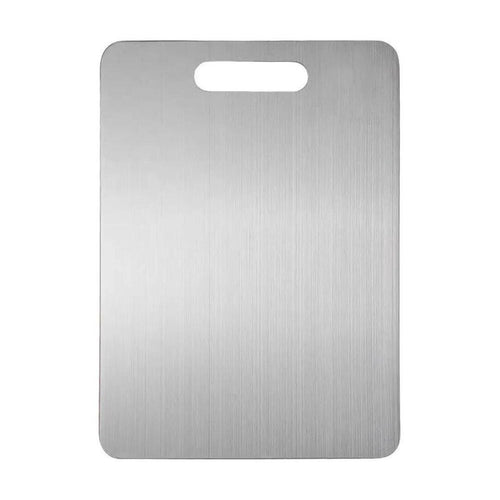 Tábua de Corte Profissional em Aço Inoxidável 304, Antimofo e Antibacteriano e Anti-Microplásticos