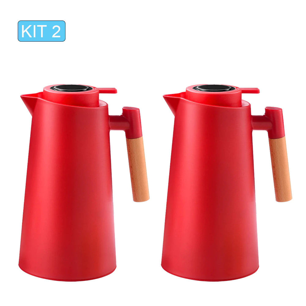 Garrafa Térmica de água 1 Litro Com Termômetro Led