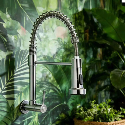 Torneira De Cozinha Gourmet Com Alça Única e Extensor De Spray