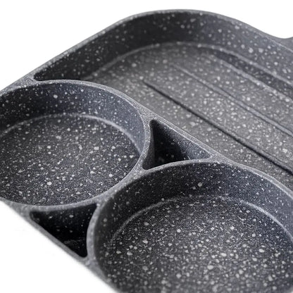 Frigideira Antiaderente com Divisórias 3 em 1