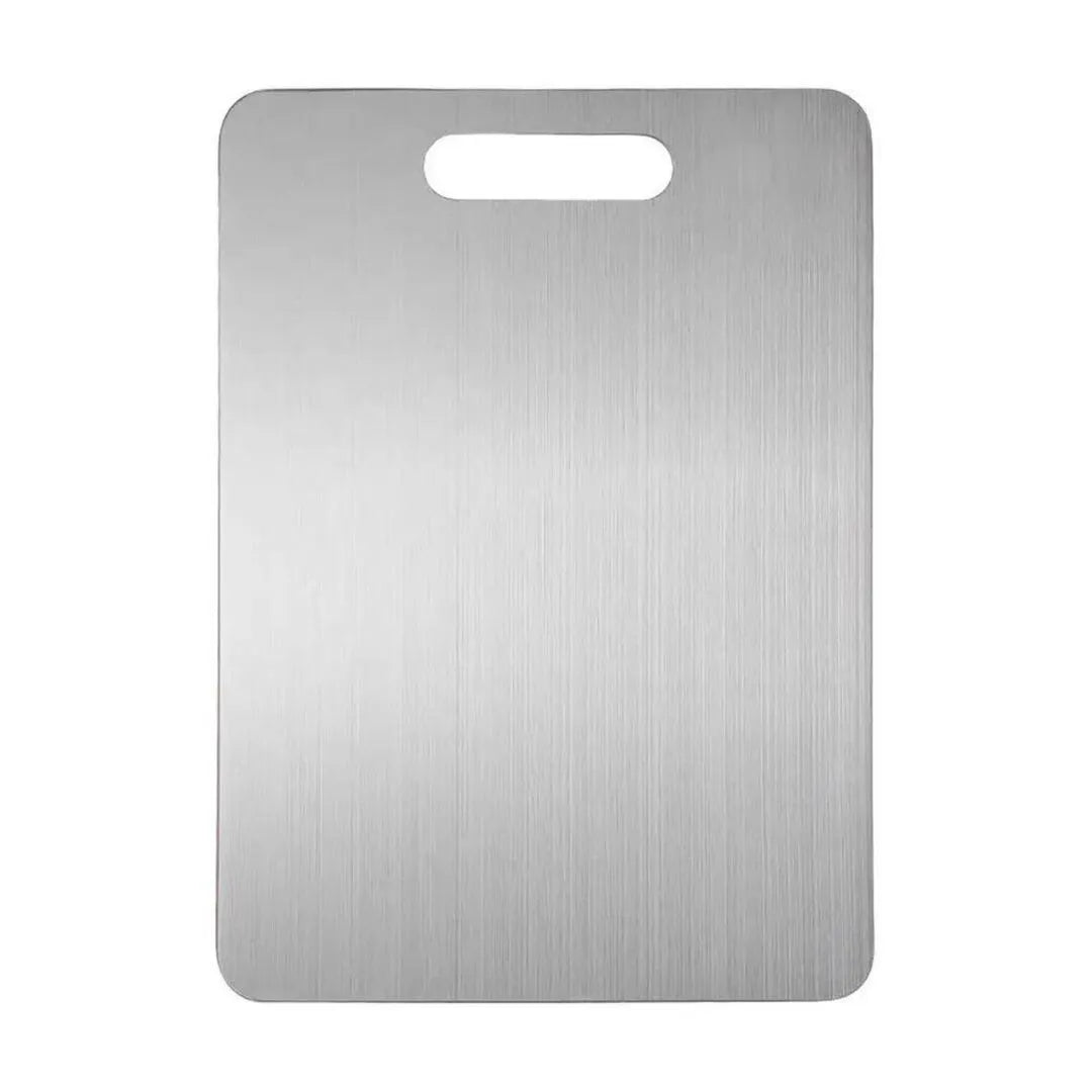 Tábua de Corte Profissional em Aço Inoxidável 304, Antimofo e Antibacteriano e Anti-Microplásticos