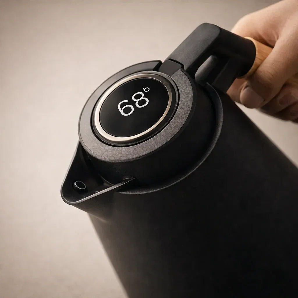 Garrafa Térmica de água 1 Litro Com Termômetro Led