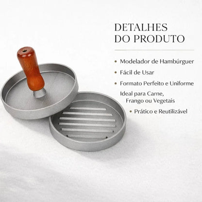 Forma Modeladora De Hambúrguer Caseiro Fácil E Rápido