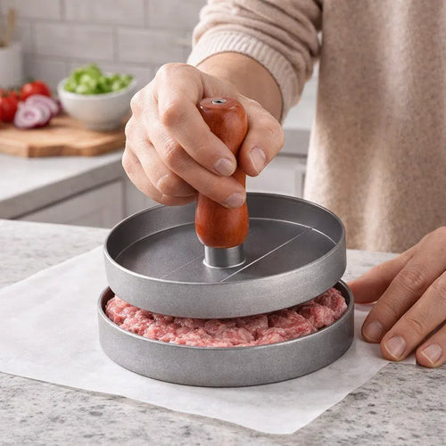 Forma Modeladora De Hambúrguer Caseiro Fácil E Rápido