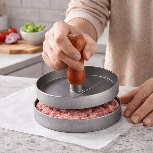 Forma Modeladora De Hambúrguer Caseiro Fácil E Rápido