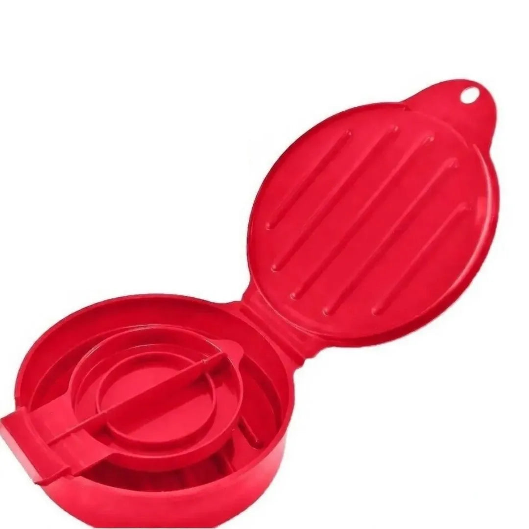 Forma Moldeladora para Hambúrguer Recheado Artesanal Caseiro