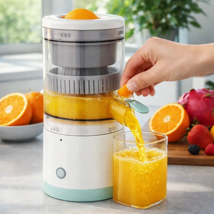 Espremedor Elétrico Laranja/Limão/Frutas com carregamento USB