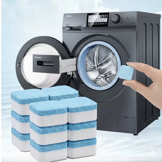 Kit 12 Limpadores Pastilha de Sabão para Máquina de Lavar